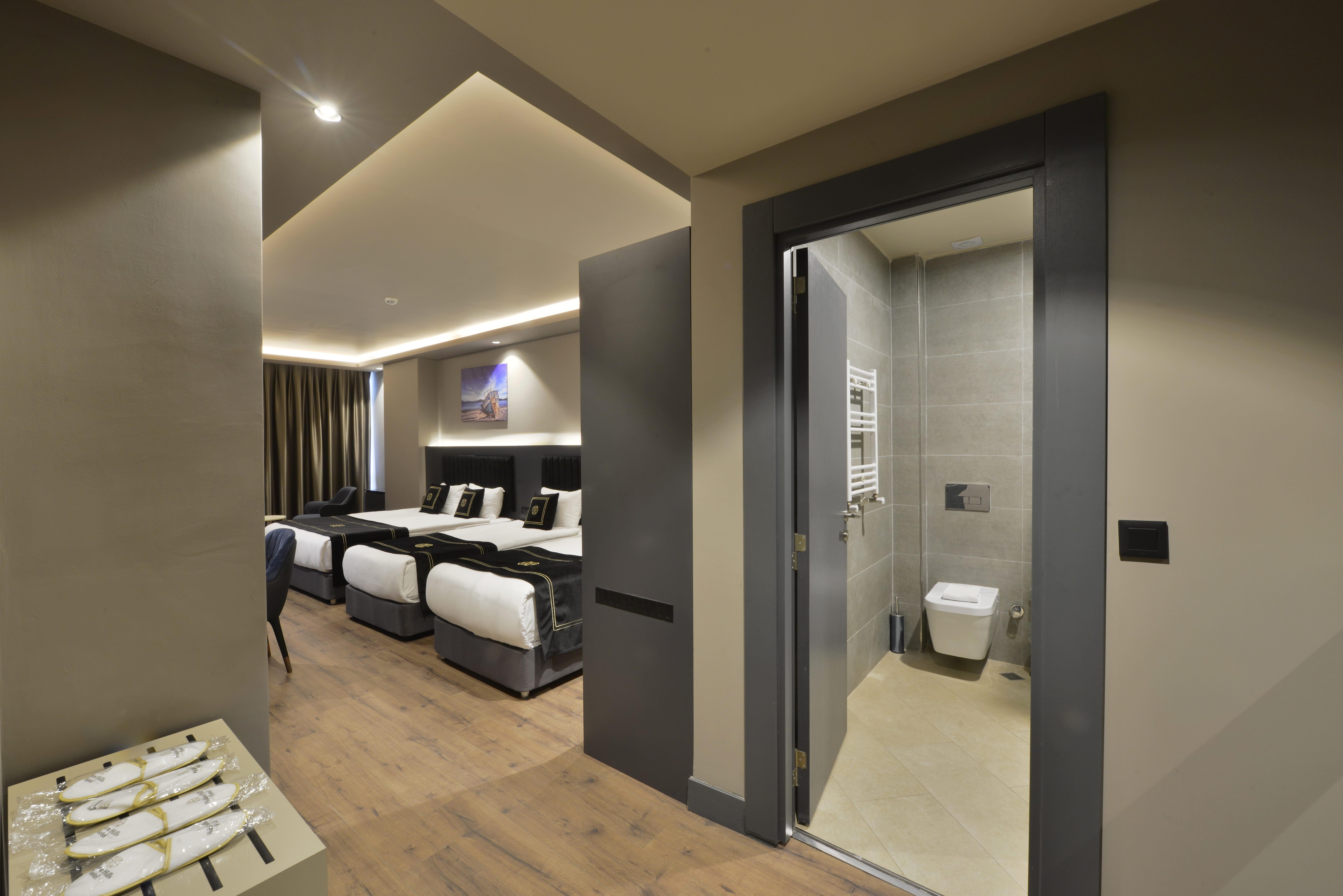 Hidden Hills Hotel Istanbul Airport Buitenkant foto A room at the hotel