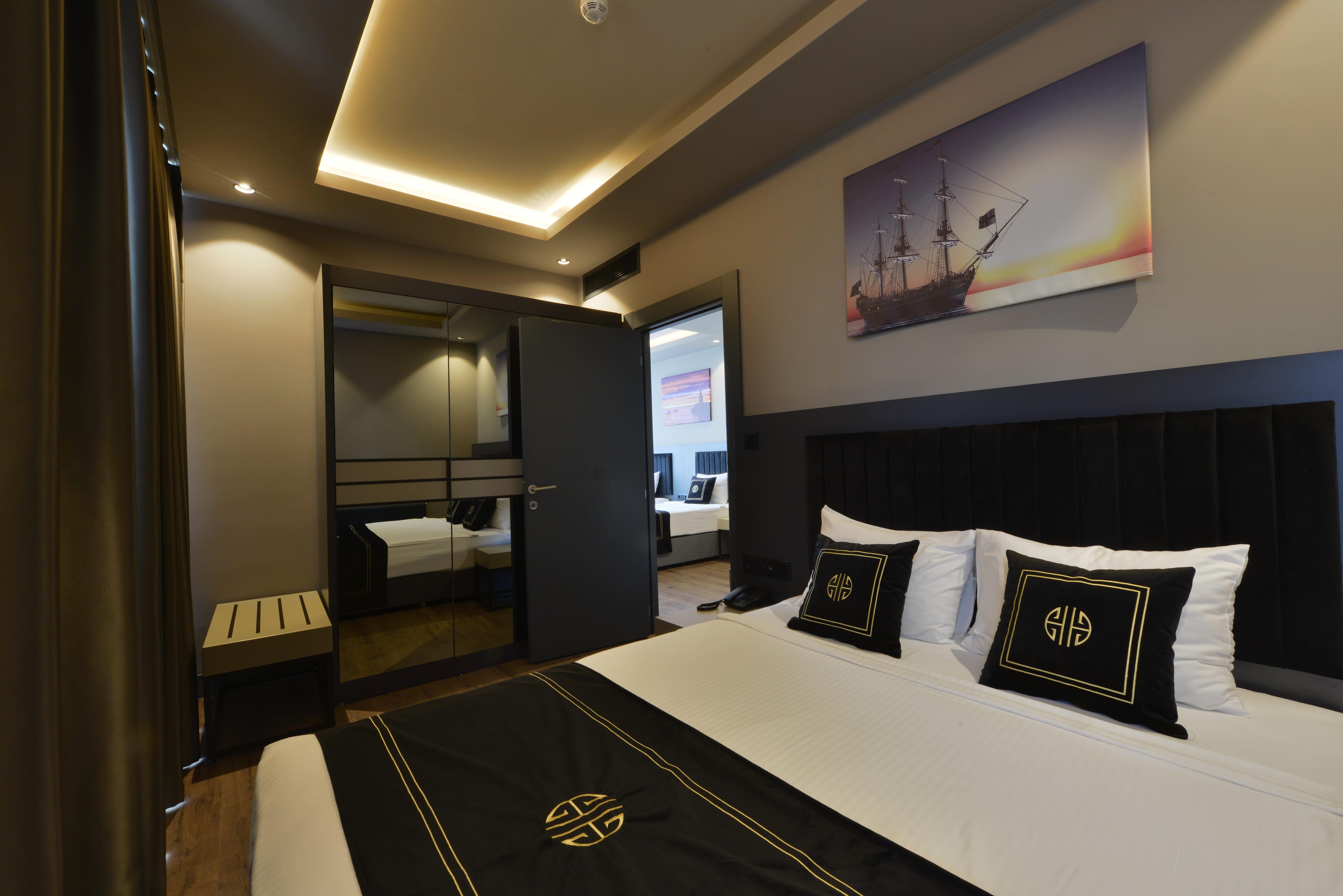 Hidden Hills Hotel Istanbul Airport Buitenkant foto A room at the hotel