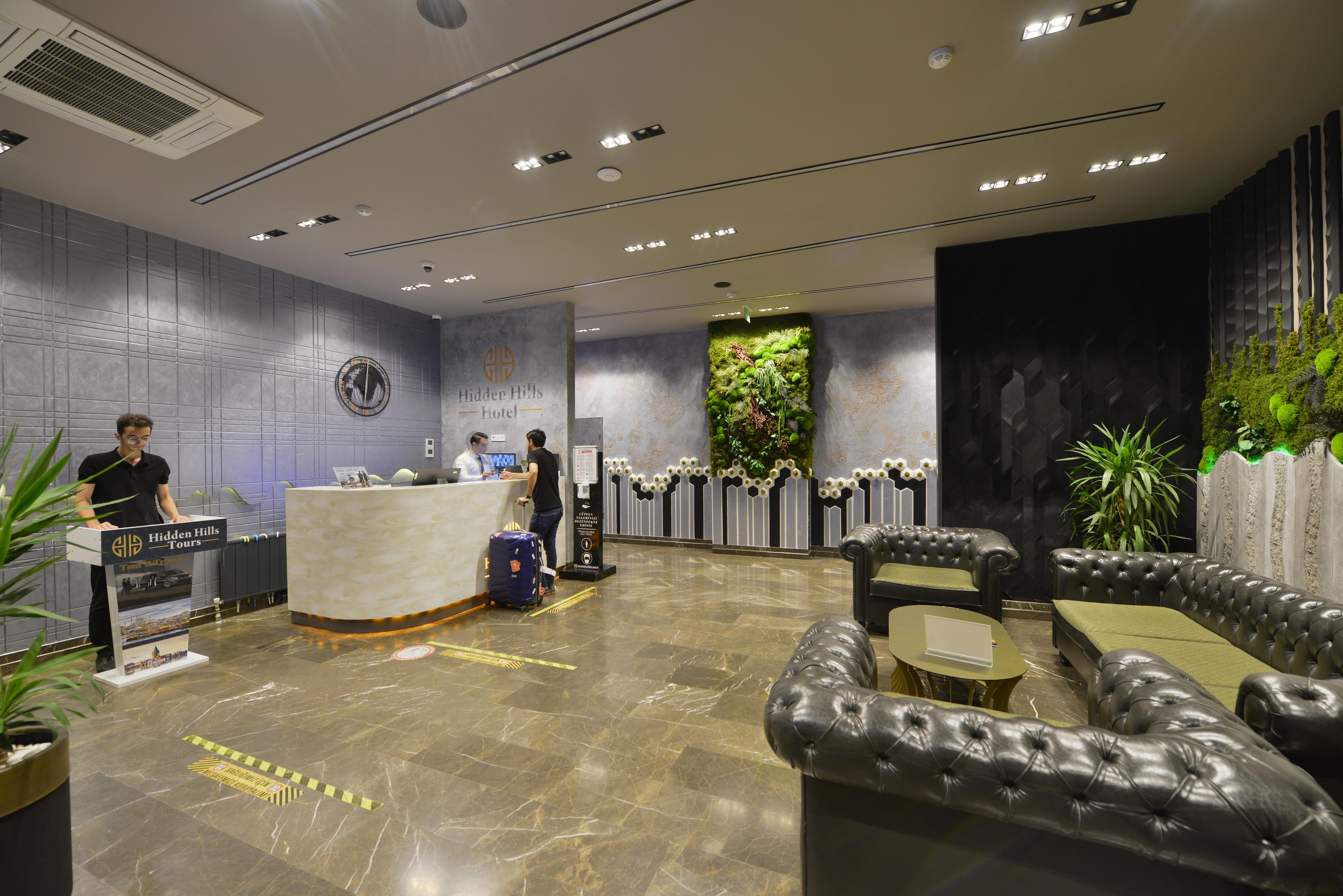 Hidden Hills Hotel Istanbul Airport Buitenkant foto The interior of the lounge