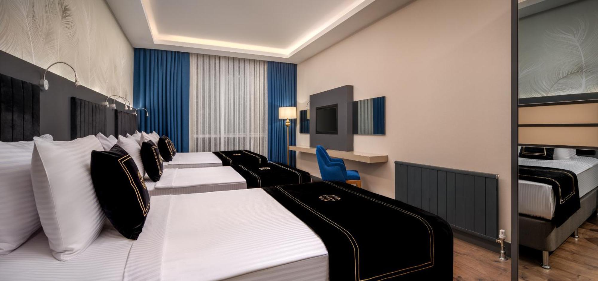 Hidden Hills Hotel Istanbul Airport Buitenkant foto A room at the hotel